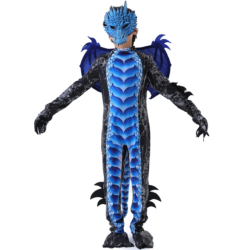 Set completo di costumi da drago per bambini di Avventura mitica
